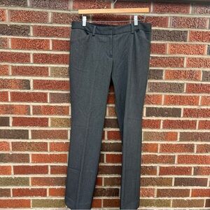 Express Dark Gray Low Rise Barely Boot Editor Dress Pants Trousers